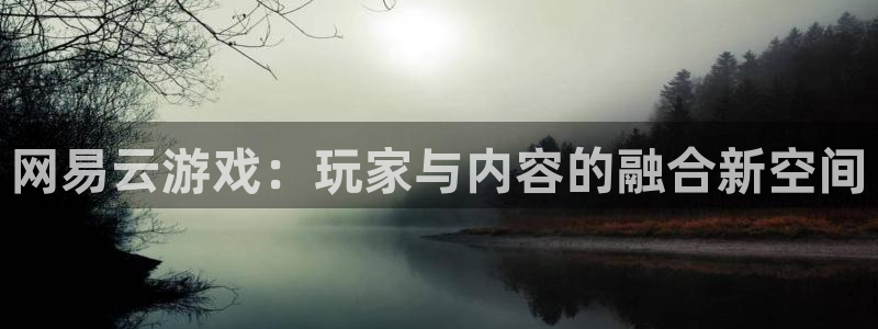 杏鑫平台总代理地址：网易云游戏：玩家与内容的融合新空间
