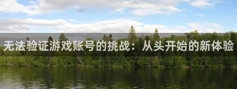 杏鑫app官方下载安装：无法验证游戏账号的挑战：从头开始的新